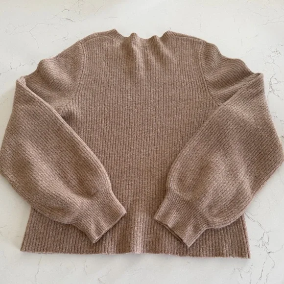 J.Crew Extra Soft Cozy Tan Sweater- Large - Picture 6 of 6